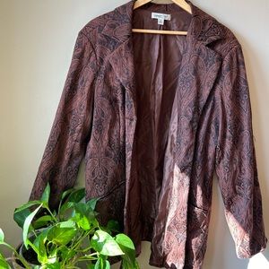 Vintage Burgundy Blazer